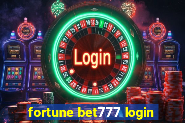 fortune bet777 login